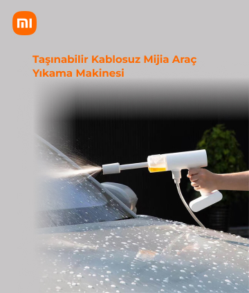 Xiaomi Taşınabilir Kablosuz Mijia Araç Yıkama Makinesi