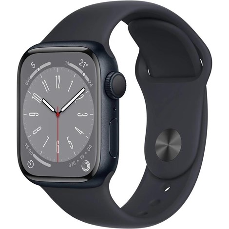 Apple Watch Series 8 GPS 41mm MNP53TUA GeceYarısı AlüminyumKasa ve GeceYarısı SporKordon