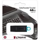 Kingston 64GB USB 3.2 Exodia DataTraveler Exodia (Black + Teal)