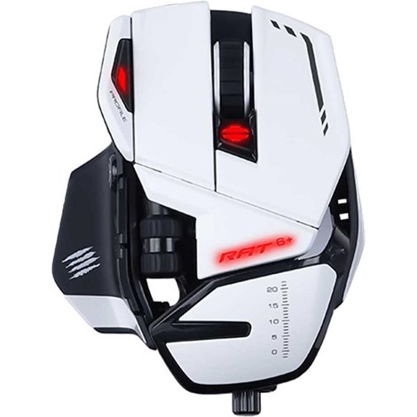 Mad Catz RAT 6+ Kablolu Gaming Mouse Beyaz