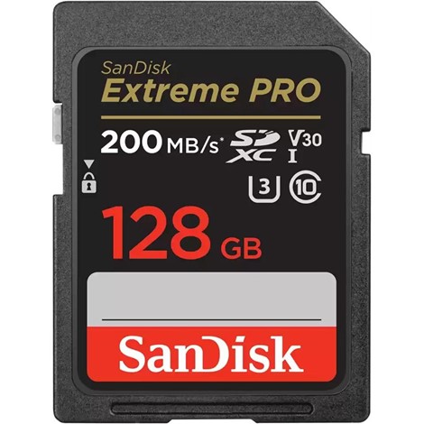 SanDisk Extreme Pro SDSDXXD-128G-GN4IN Class 10 UHS-I U3 V30 128 GB Hafıza Kartı