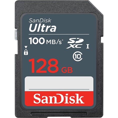 SanDisk Ultra SDSDUNR-128G-GN3IN Class 10 UHS-I U1 128 GB Hafıza Kartı