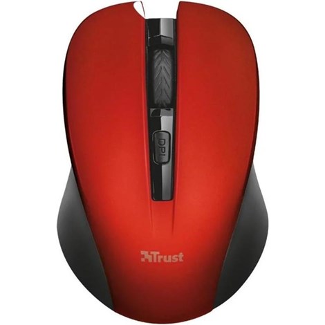 Trust 21871 Mydo Sessiz Mouse-Kırmızı