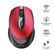 Trust 24019 ZAYA WRL RCHRGABLE MOUSE-KIRMIZI