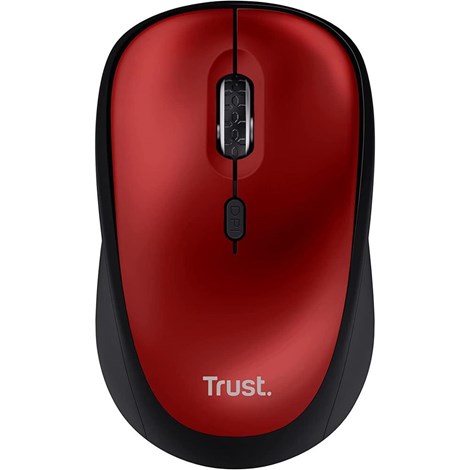 Trust 24550 Yvi+ Sessiz Kablosuz Mouse-Kırmızı